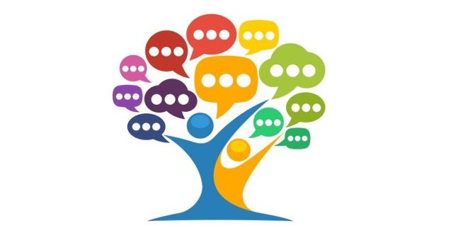 visuel sous forme de bulles de dialogue - image illustrative